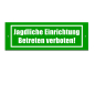 Preview: Jagdliche Einrichtung - Betreten verboten!